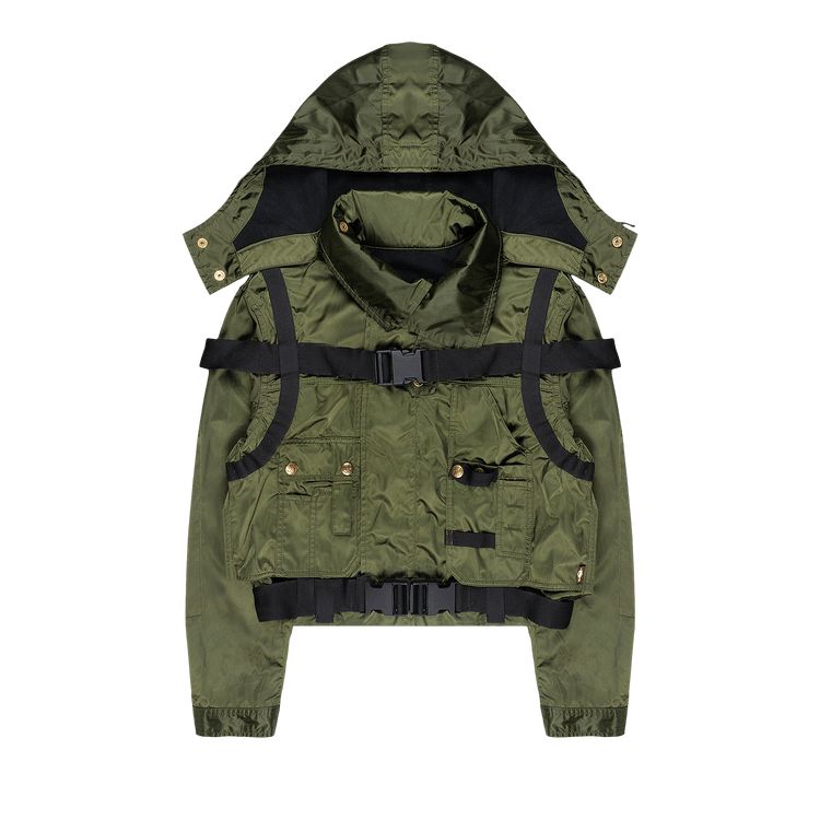 Vintage Jean Paul Gaultier Parachute Bomber Jacket "Olive Green"
