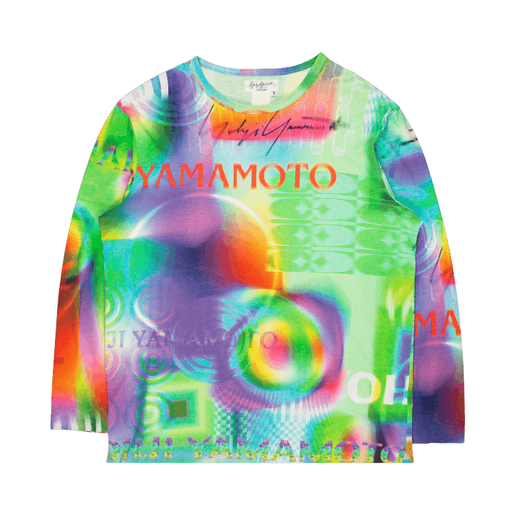 Vintage Yohji Yamamoto Pour Homme Saeko Tsuemura LSD Shirt "Multicolor"
