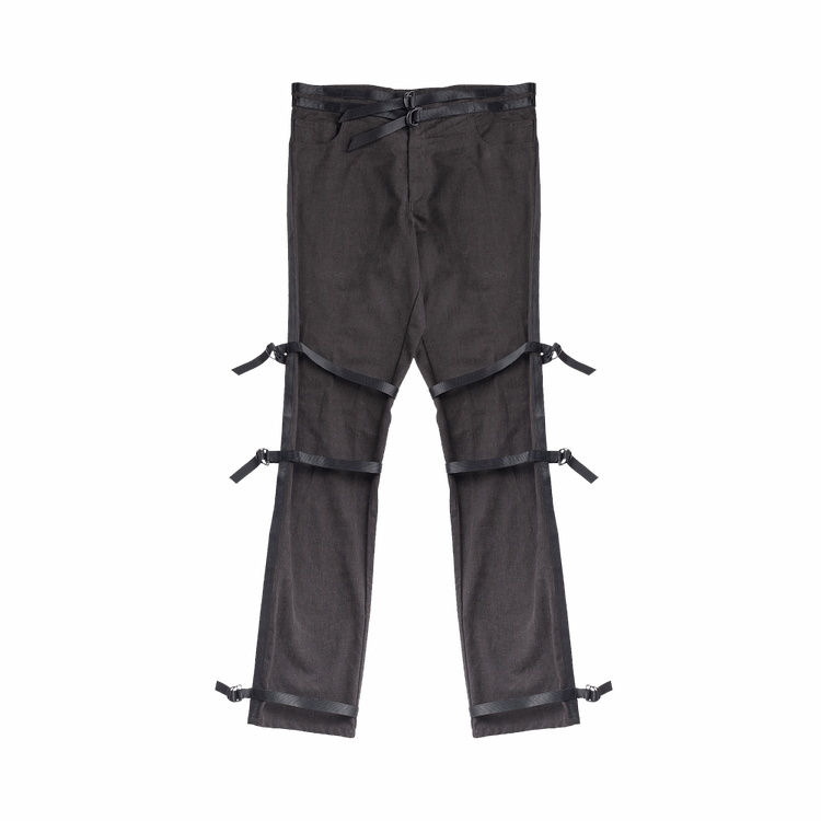 Vintage Raf Simons Vintage Virginia Creeper Bondage Pants "Black"