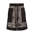 Nahmias Paisley Silk Shorts "Black"