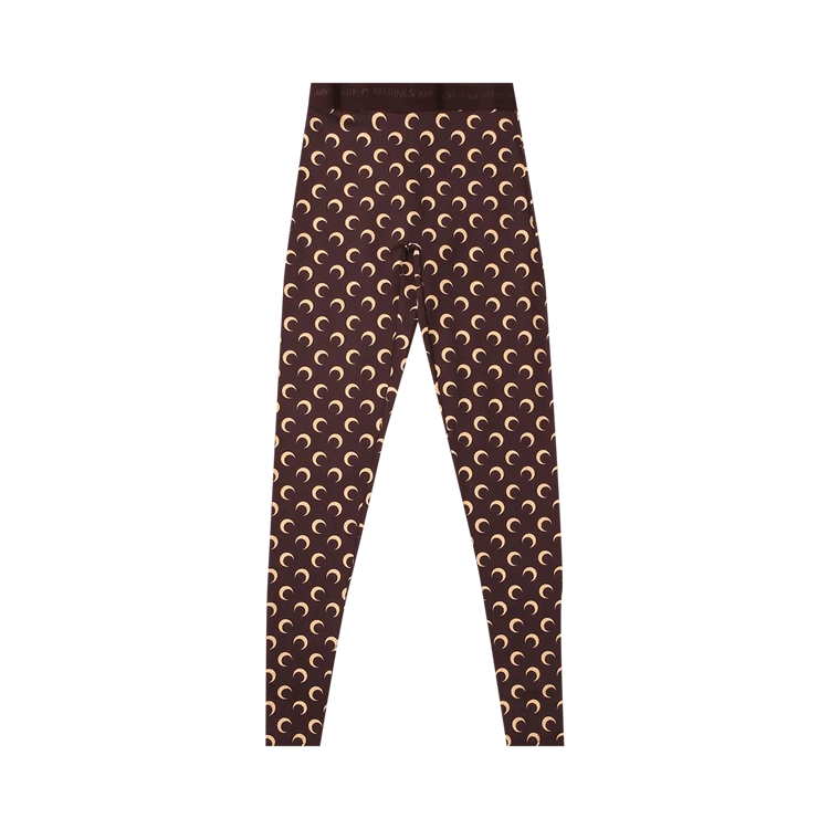 Marine Serre Recycled Fuseaux Moon Leggings "Tan"