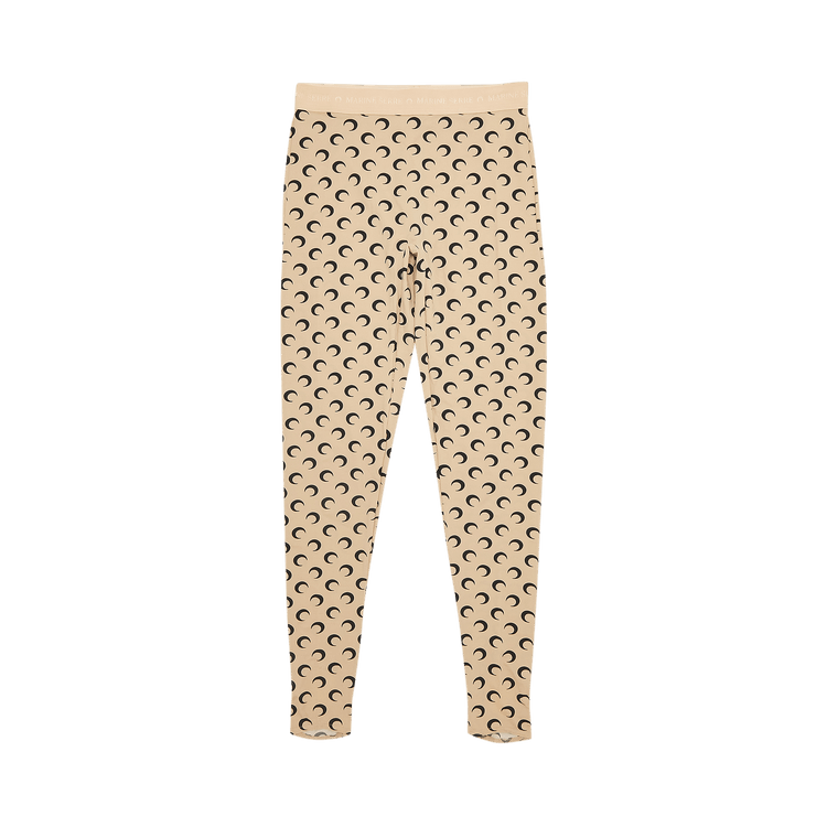 Marine Serre Recycled Fuseaux Moon Leggings "Red"