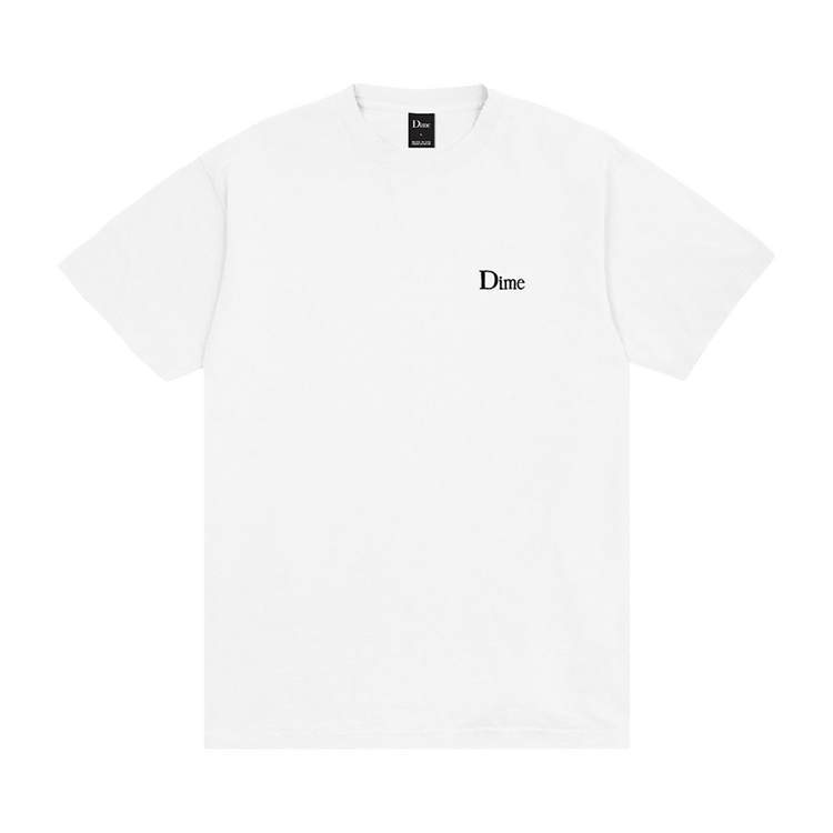 Dime Classic Small Logo T-Shirt "White"