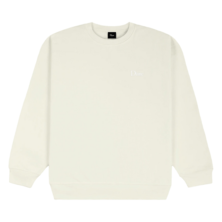 Dime Classic Small Logo Crewneck "Cream"