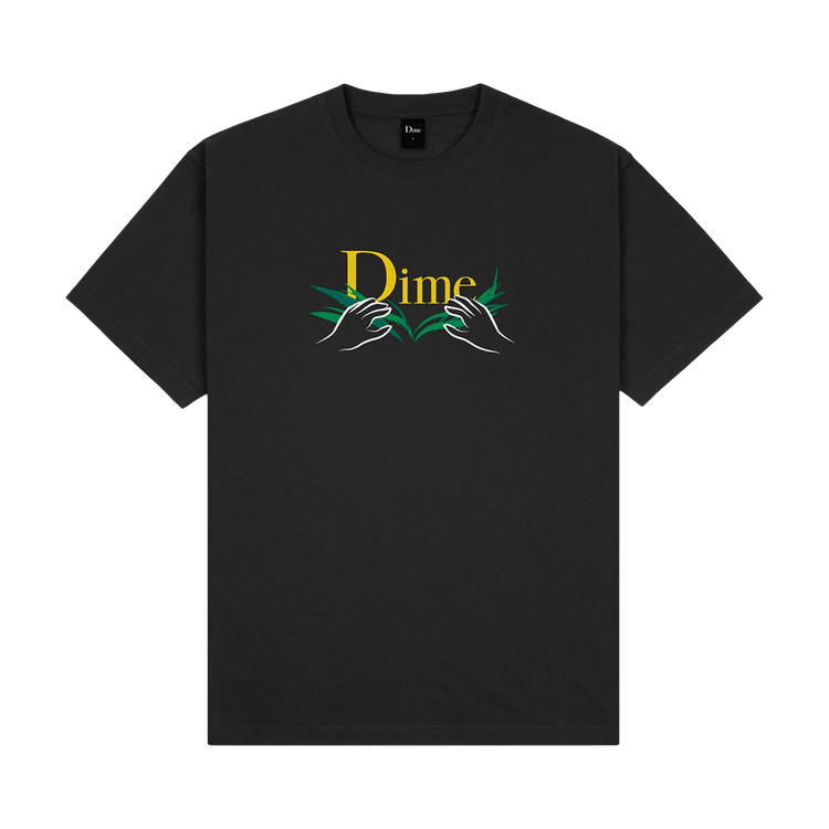 Dime Classic Grass T-Shirt "Black"