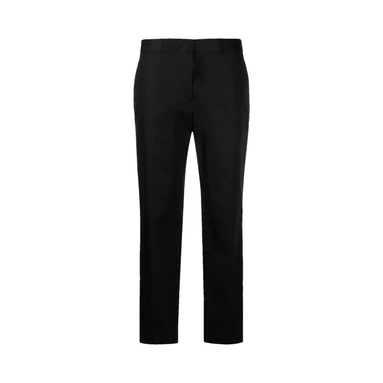 Jil Sander Washed Tech Hand Cotton Gabardine Trouser "Dark Blue"
