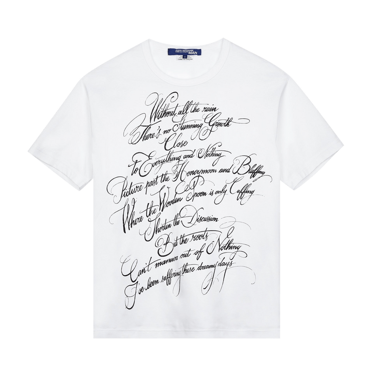 Junya Watanabe Ottolenghi Printed T-Shirt "White/Black"