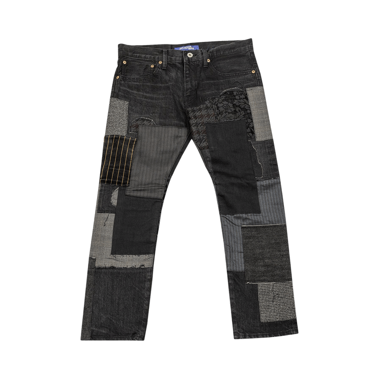 Junya Watanabe Patchwork Denim Trouser "Black"