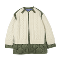 Junya Watanabe Sweater Jacket "Khaki/Natural"
