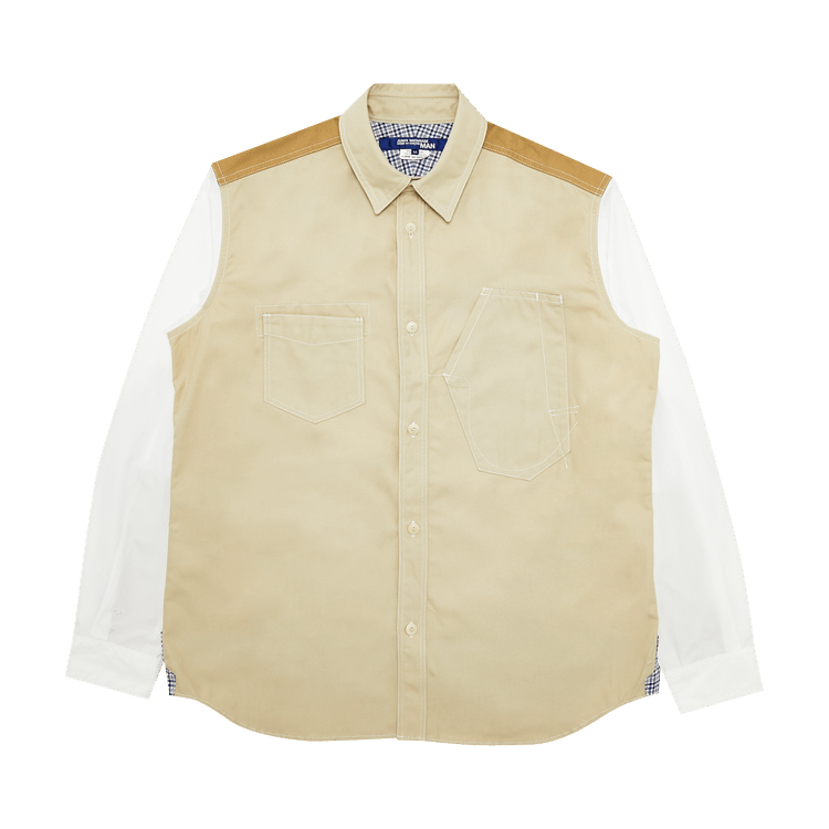Junya Watanabe Tencel Shirt "White/Beige"
