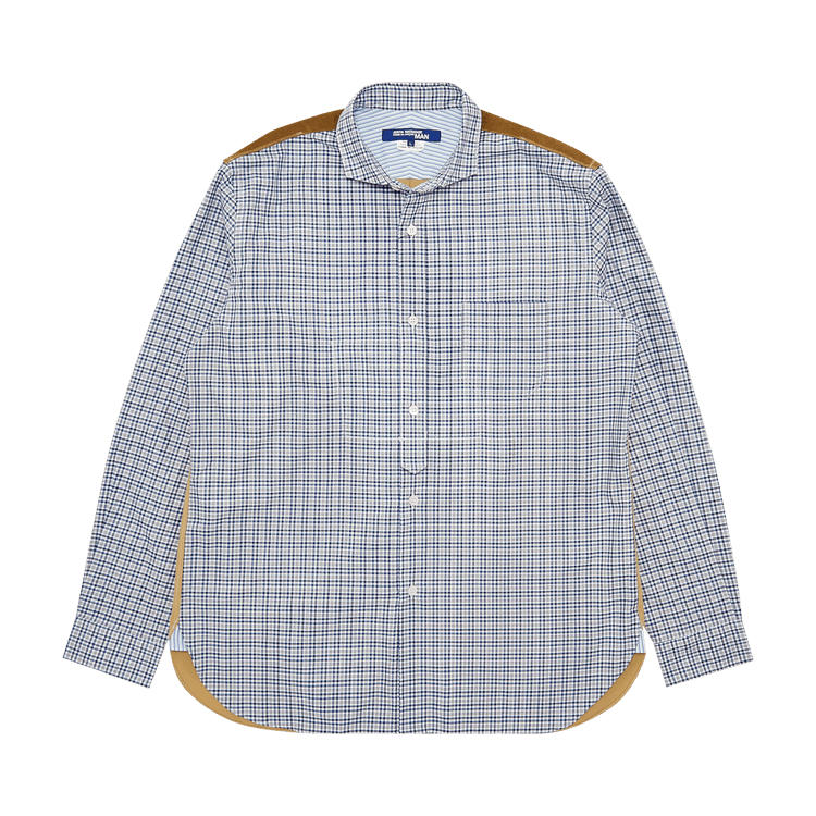 Junya Watanabe Classic Contrasted Shirt "White/Blue/Beige"