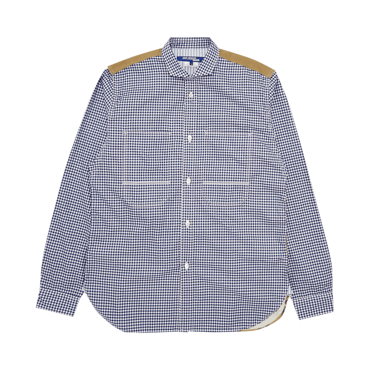 Junya Watanabe Classic Contrasted Shirt "White/Navy"