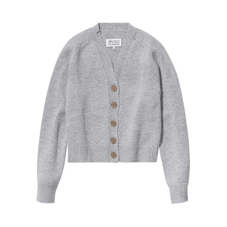Maison Margiela Knitted Cardigan "Light Grey"