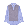 Maison Margiela Knit Shirt "Blue/Grey"