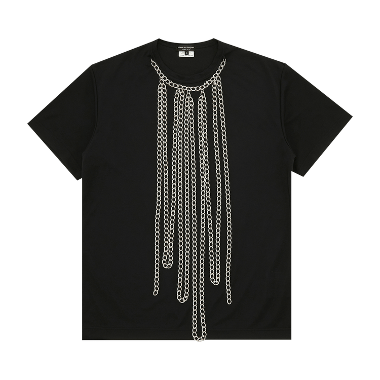 Comme des Garçons Homme Plus Chain Necklace T-Shirt "Black"