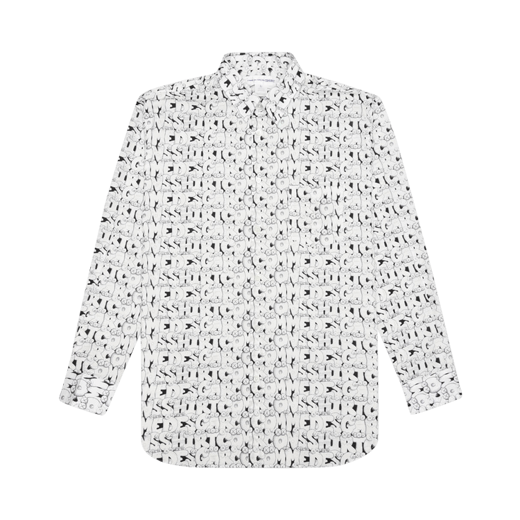 Comme des Garçons SHIRT x KAWS Classic Printed Shirt Print E "White"