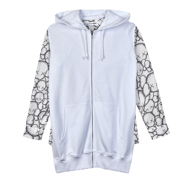 Comme des Garçons SHIRT x KAWS Zip Hoodie Shirt Print A "White"