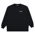 Pleasures Pieces Reflective Crewneck "Black"
