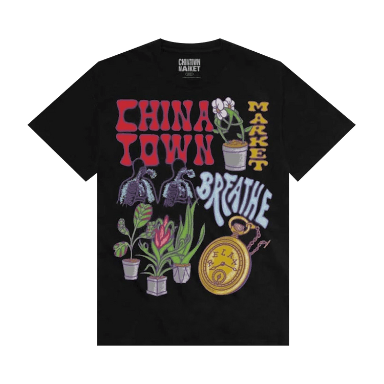 Chinatown Market Time Lord Tee "Black"
