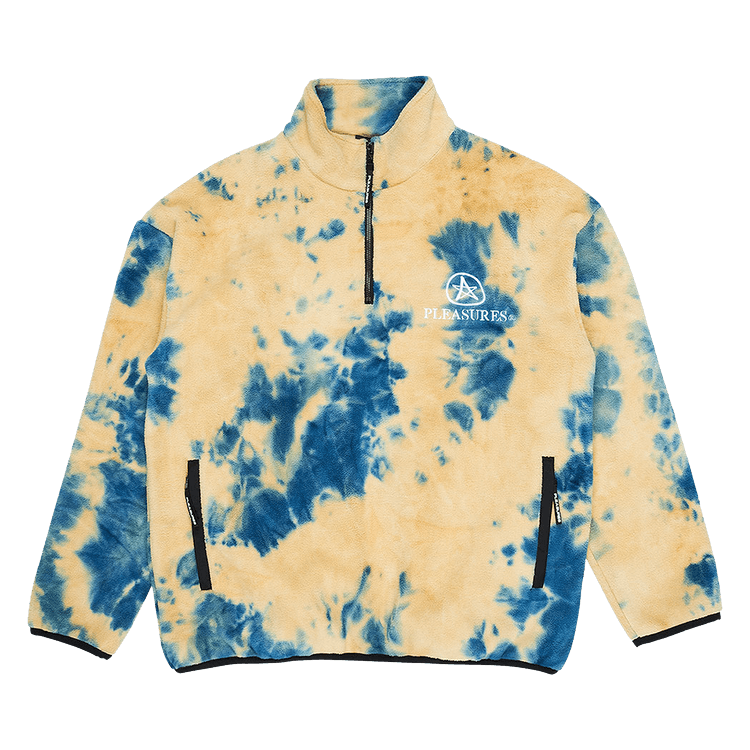 Pleasures Caffeine Polar Fleece Quarter Zip "Tan"