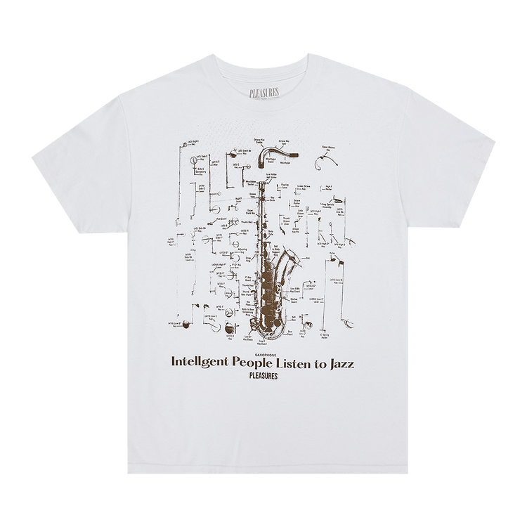 Pleasures Saxophone T-Shirt "White"