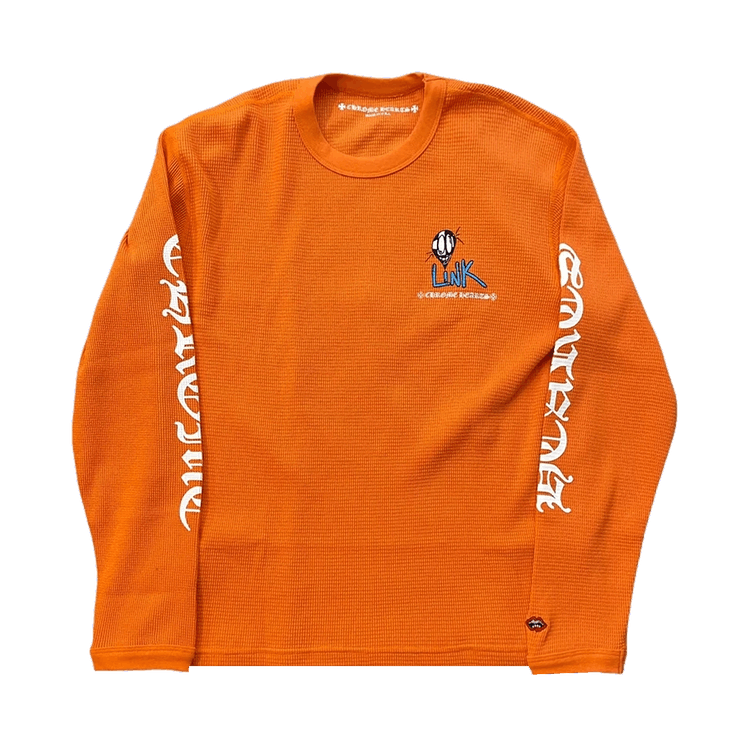 Chrome Hearts x Matty Boy Link Long-Sleeve Thermal "Orange"