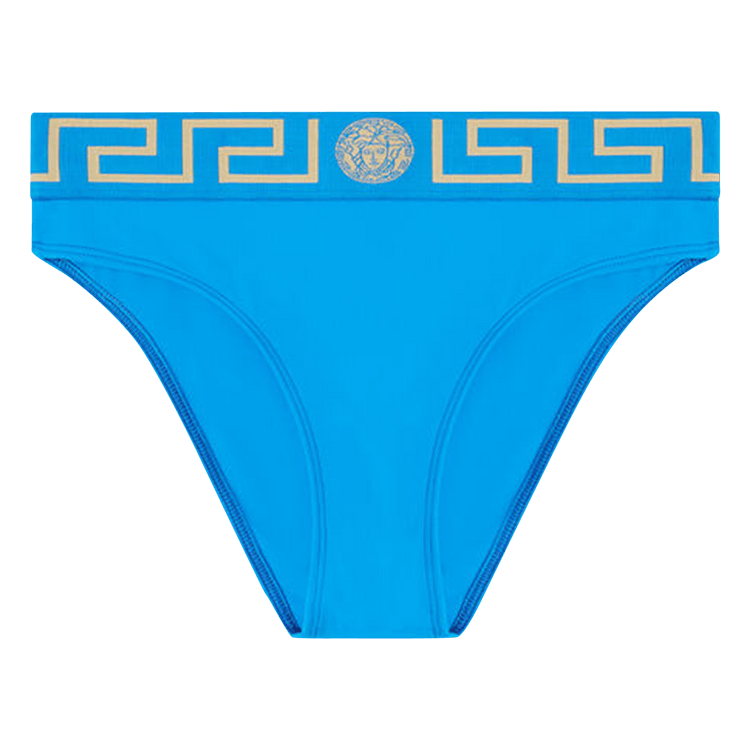 Versace Greca Border Bikini Brief "Turquoise"