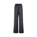 Marine Serre Moonogram-Printed Lounge Pants "Black/Lilac"