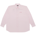Raf Simons Big Fit Shirt With Embroidered Text In Back "Light Pink"