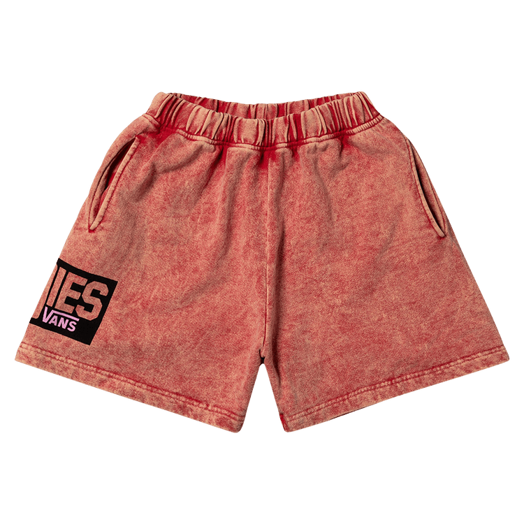 Aries x Vans Vault Fleece Shorts "Red"