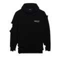 Balenciaga Political Campaign Destroyed Hoodie "Black/Black"