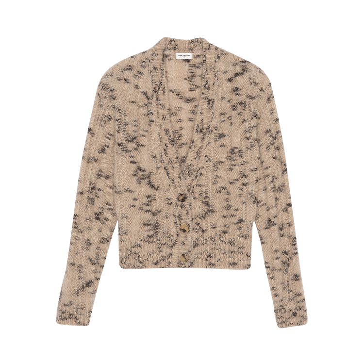 Saint Laurent Cardigan "Beige/Noir"
