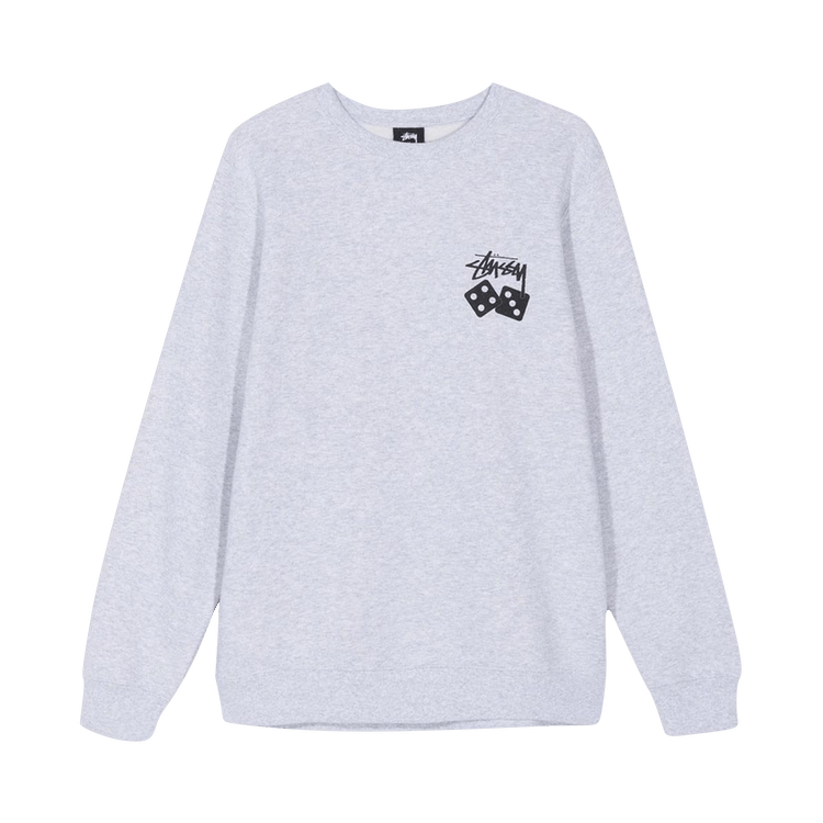 Stussy Dice Crew "Ash Heather"