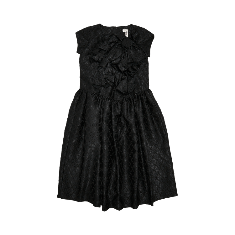 Comme des Garçons Bow Tie Front Dress "Black"