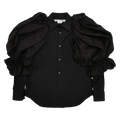Comme des Garçons Ruffle Sleeve Shirt "Black"