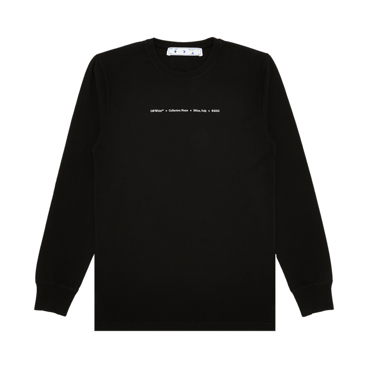 Off-White Tornado Arrow Long-Sleeve Tee "Black/Multicolor"