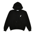 Off-White Cut Here Skate Hoodie "Black/White"