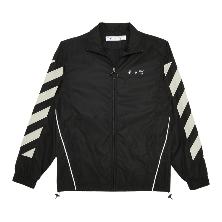 Off-White Diag Nylon Track Top "Black/Abbey/Stone"