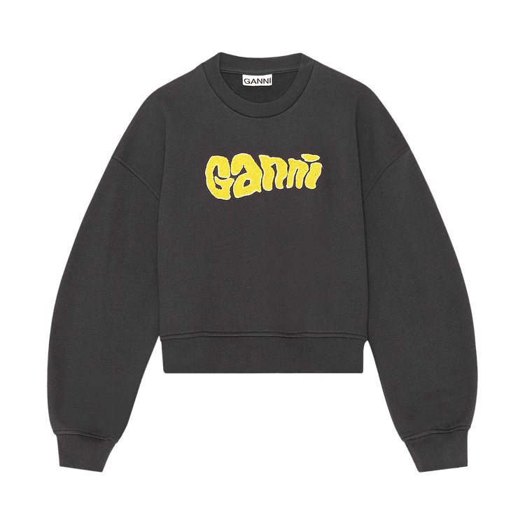 GANNI Isoli Logo Sweatshirt "Black"