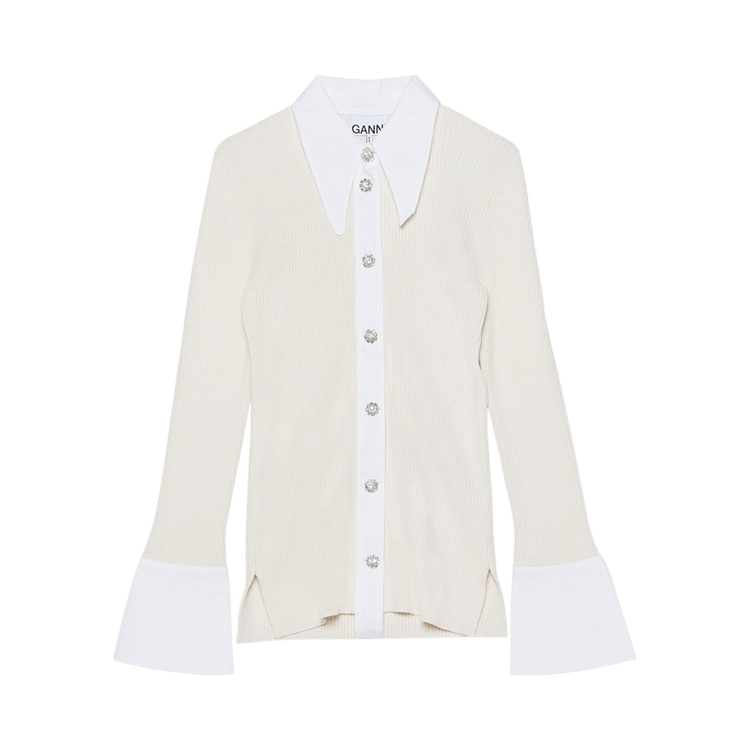 GANNI Melange Knit "Vanilla"