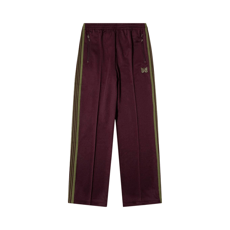 Needles Poly Smooth Track Pant "Maroon"