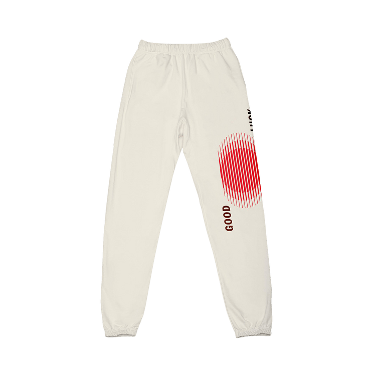 Mr. Saturday Good Luck Motion Sweatpants "Vintage White"