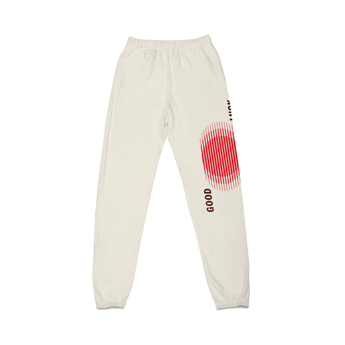 Mr. Saturday Good Luck Motion Sweatpants "Vintage White"