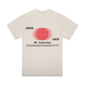 Mr. Saturday Good Luck Motion T-Shirt "Vintage White"