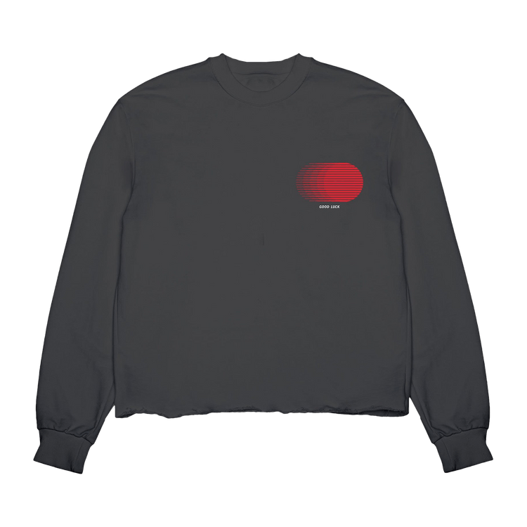 Mr. Saturday Good Luck Motion Crewneck "Vintage Black"