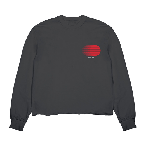 Mr. Saturday Good Luck Motion Crewneck "Vintage Black"