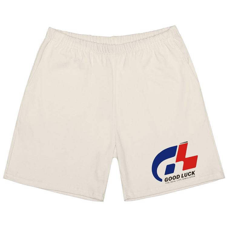 Mr. Saturday Good Luck Sweatshorts "Vintage White"