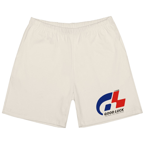 Mr. Saturday Good Luck Sweatshorts "Vintage White"