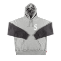 Supreme S Logo Split Hooded Sweatshirt "Heather Grey"