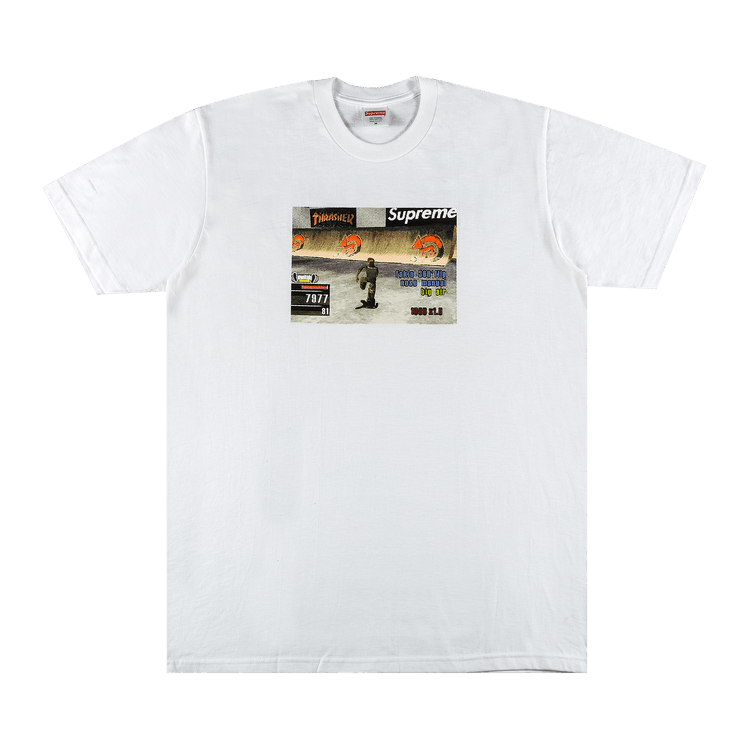 Supreme x Thrasher Game Tee "White"